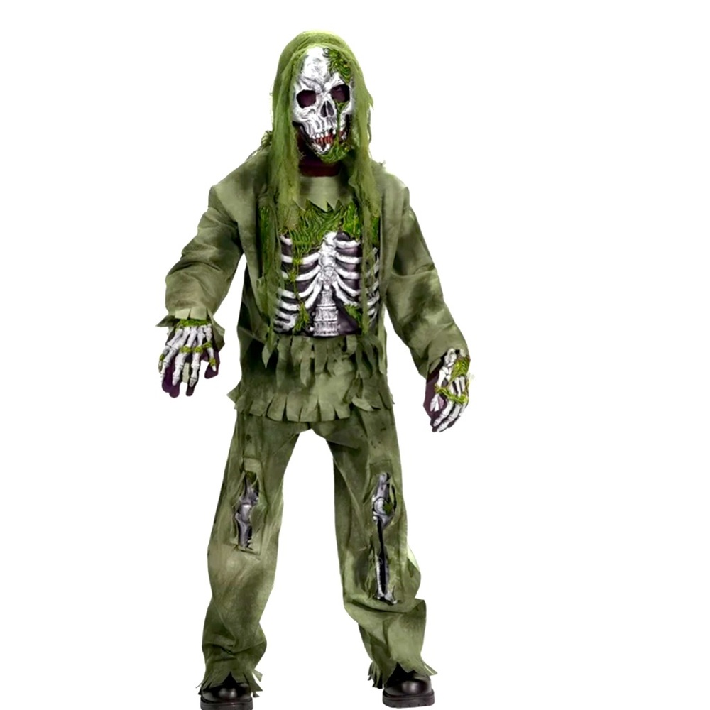 FunWorld Costumes Drowned Skeleton Zombie Boy's Costume size 10-12